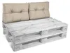 Beautissu 2X coussins de dossier Coussins de palette Voir les images du produit 5