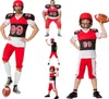 A collage of images showing different people wearing American football costumes. Produktbild-Vorschau