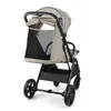 A beige and black stroller is shown from the back against a white background. Anteprima dell’immagine prodotto