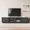 MODFU Mobile TV basso con 4 cassetti e 2 ante in vetro, Anteprima dell’immagine prodotto 3