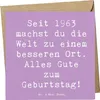 Mr. & Mrs. Panda Grußkarte Spruch 1963 Geburtstag - Produktbild-Vorschau 1