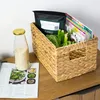 Panier de rangement HMF tressé en jacinthe d'eau, panier Voir les images du produit 8