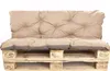 Palettenkissen set 120x60x50cm, Palettenkissen Beige, Produktbild-Vorschau 1