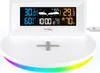 Meteostanice s nabíječkou QI a světlem LCD barevný displej Náhled obrázku produktu 10