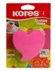 Blocchetto di foglietti adesivi Kores "Cuore", 250 fogli, 5 Anteprima dell’immagine prodotto 3