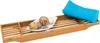 relaxdays Bambus Badewannenablage mit 3 Fächern Produktbild-Vorschau 1