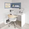 Skye Decor, Gelincik - White, Schreibtische, Weiß, 130 x 74 Produktbild-Vorschau 2