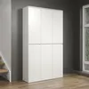 Šatní skříň Nevada 6 dveří, bílá. Náhled obrázku produktu 11