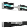 A product image showing a TV stand and wall-mounted cabinets with dimensions indicated. Anteprima dell’immagine prodotto