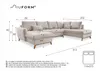 MIUFORM Scandic Lagom - Ecksofa mit Bettfunktion und Produktbild-Vorschau 7