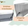 2er Set Orchideentopf Transparent Orchideen Übertopf Produktbild-Vorschau 4
