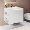SONNI Einbau-Waschtischunterschrank Weiß 60x50x50cm Produktbild-Vorschau 3