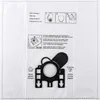 An image of a vacuum cleaner bag with instructions on how to use it. Produktbild-Vorschau