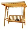 Balançoire hollywoodienne Nature/Beige Bois Banc de jardin Voir les images du produit 7