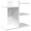 Schreibtisch-Organizer Weiß 42x21,5x42 cm Holzwerkstoff Produktbild-Vorschau 1