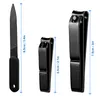 MMOBIEL 3-teiliges Nagelknipser-Set Edelstahl Produktbild-Vorschau 3