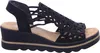 Rieker Damen Sandalette Schwarz Voir les images du produit 50