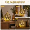 LED Deko-Tropfen 15 cm Frosty-Gold mit Timer 6h/18h Produktbild-Vorschau 3