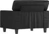 vidaXL Sessel Schwarz 60 cm Kunstleder Produktbild-Vorschau 6