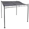 Anbaupavillon 300x250cm Stahlgestell Dach beschichtet Produktbild-Vorschau 1