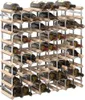 A wine rack filled with wine bottles, shown from a slightly elevated diagonal angle. Náhľad obrázku produktu