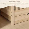 Crazy Pine Letto a Casetta con Cassetto 140x200 cm – Letto Anteprima dell’immagine prodotto 5