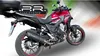 GPR Evo4 Slip-On Auspuff Schwarz für Honda CB 400 X Produktbild-Vorschau 3