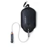 A black gravity water purifier bag with a connected hose and filter. Produktbild-Vorschau
