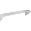 Einzelnes Wandregal aus Edelstahl 120 cm Produktbild-Vorschau 4