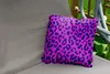 MuchoWow® Outdoor Kissen - Pantherdruck - Lila - Rosa - Produktbild-Vorschau 2