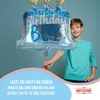 Folienballon Birthday Boy Shape blau 70 x 60 cm Produktbild-Vorschau 4