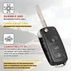 Klappschlüssel 3 Tasten Autoschlüssel Gehäuse Auto Modern Produktbild-Vorschau 9
