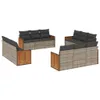The Living Store 12-tlg. Garten-Sofagarnitur mit Kissen Produktbild-Vorschau 3