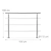 Nerezové zábradlí pro schodiště RD20766, 150 cm Náhled obrázku produktu 3