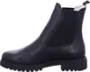 A black leather Chelsea boot is shown from the side against a white background. Produktbild-Vorschau