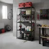 Regál Relaxdays, oceľ, rozmery: 150 x 75 x 30 cm, nosnosť Náhľad obrázku produktu 2
