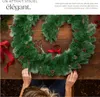 Guirlande de Noël avec pommes de pin - rouge/vert Voir les images du produit 7