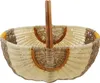 Einkaufskorb Seegras & Rattan orange/natur Produktbild-Vorschau 3