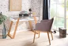 SalesFever Schreibtisch 110 x 55 cm| Glasplatte | Produktbild-Vorschau 4