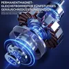 A close-up, stylized illustration of a motor's internal components, with glowing blue lines indicating energy flow or airflow. Produktbild-Vorschau