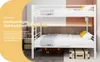 Sweiko Twin sur Twin lit superposé en métal pour enfants Voir les images du produit 5