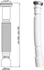 Universal-Siphon 1.1/2*40/50 Chrommutter - Ht/167 Produktbild-Vorschau 2