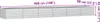 A long, low, silver garden bed with multiple compartments, shown from a slightly elevated front-left angle. Dimensions are indicated with purple lines and text. Podgląd zdjęcia produktu