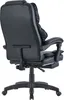 Rear view of a black office chair with a footrest. Produktbild-Vorschau