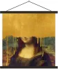 MuchoWow® Textilposter Mona Lisa - Gold - Da Vinci 120x120 Produktbild-Vorschau 1