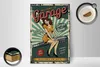 Holzschild Retro 20x30cm Pinup welcome Garage 24 service Produktbild-Vorschau 2