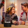 LZQ dekorativní stolní krb na bioetanol, kulatý skleněný Náhled obrázku produktu 5