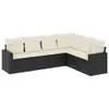 The Living Store 6-tlg. Garten-Sofagarnitur mit Kissen Produktbild-Vorschau 3