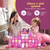 Olvy Magnetické stavební kostky Montessori hračky 80 ks Náhled obrázku produktu 5
