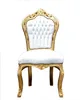Casa Padrino Barock Esszimmer Stuhl Weiß / Gold - Möbel Produktbild-Vorschau 1